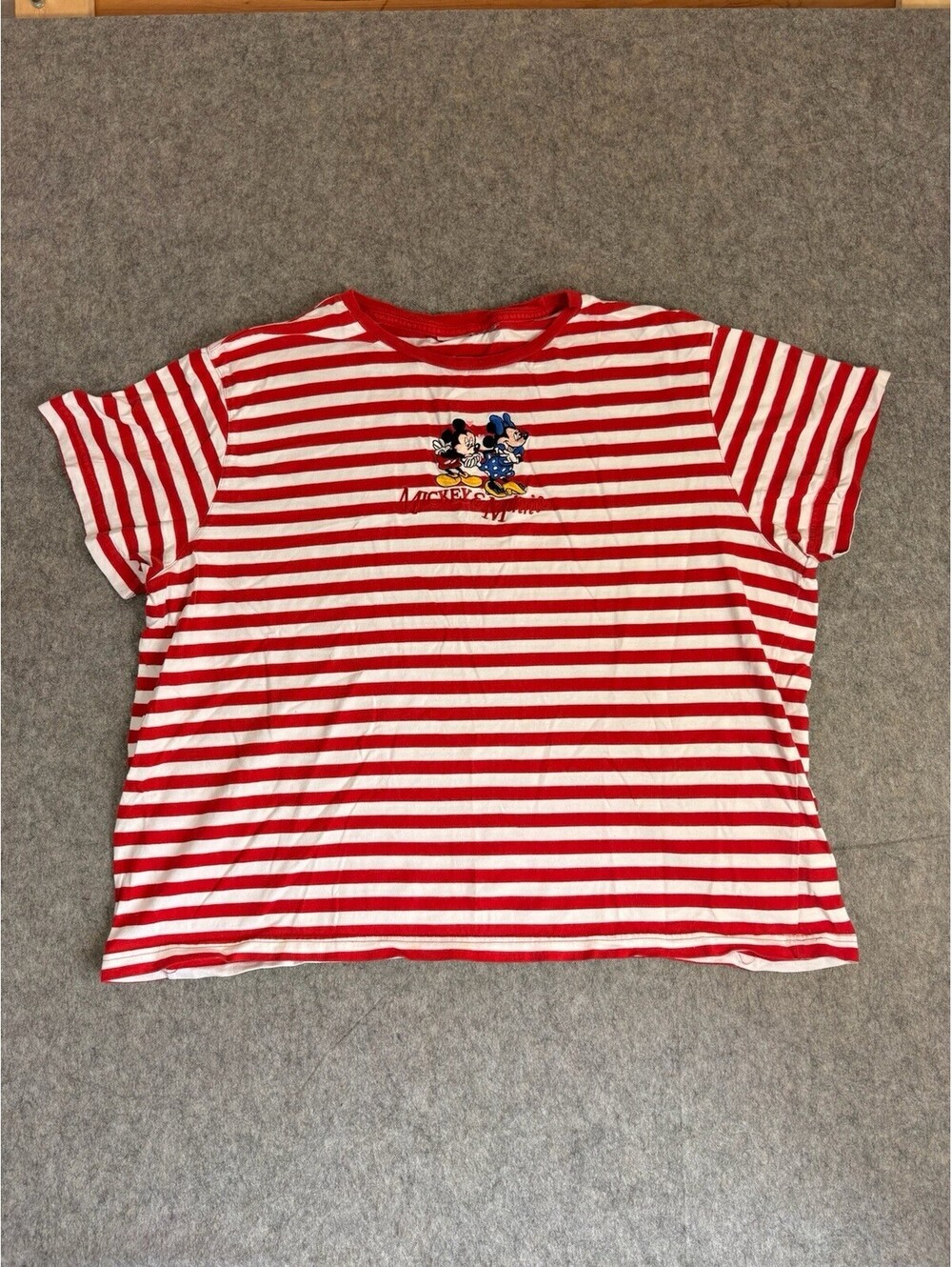 VINTAGE 80s Disney t shirt women's Mickey And Minnie Mouse Disney Large